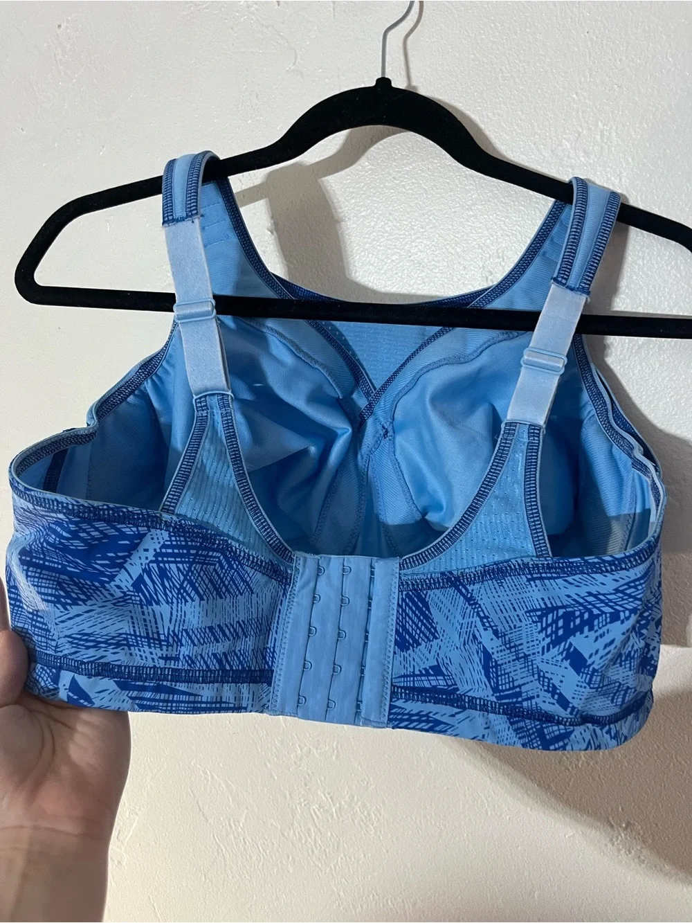 NEW Glamorise Sport 1167 Elite Performance Adjustable Wireless Sports Bra 42F